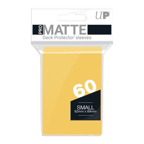 60 Small Ultra Pro Pro-Matte Hüllen - Gelb