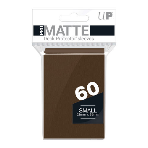 60 Small Ultra Pro Pro-Matte Hüllen - Braun